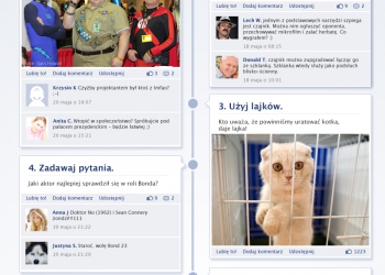 Jak konstruować posty na Facebooku? (infografika)